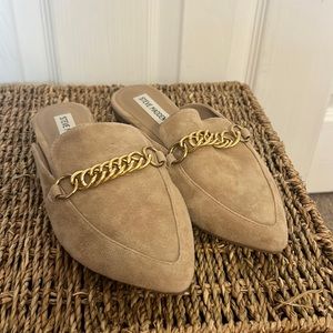 Steve Madden mules.